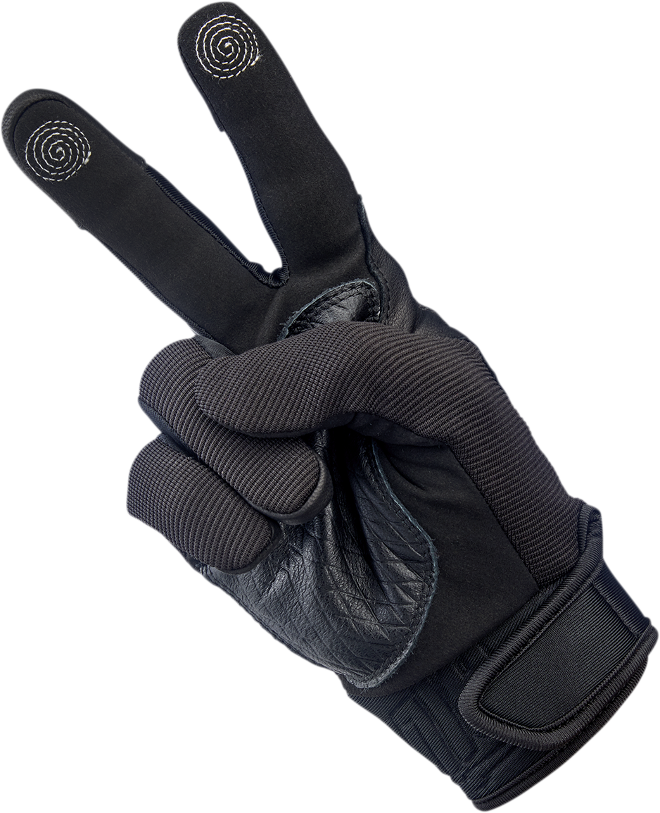 Biltwell Baja Gloves - Black Out