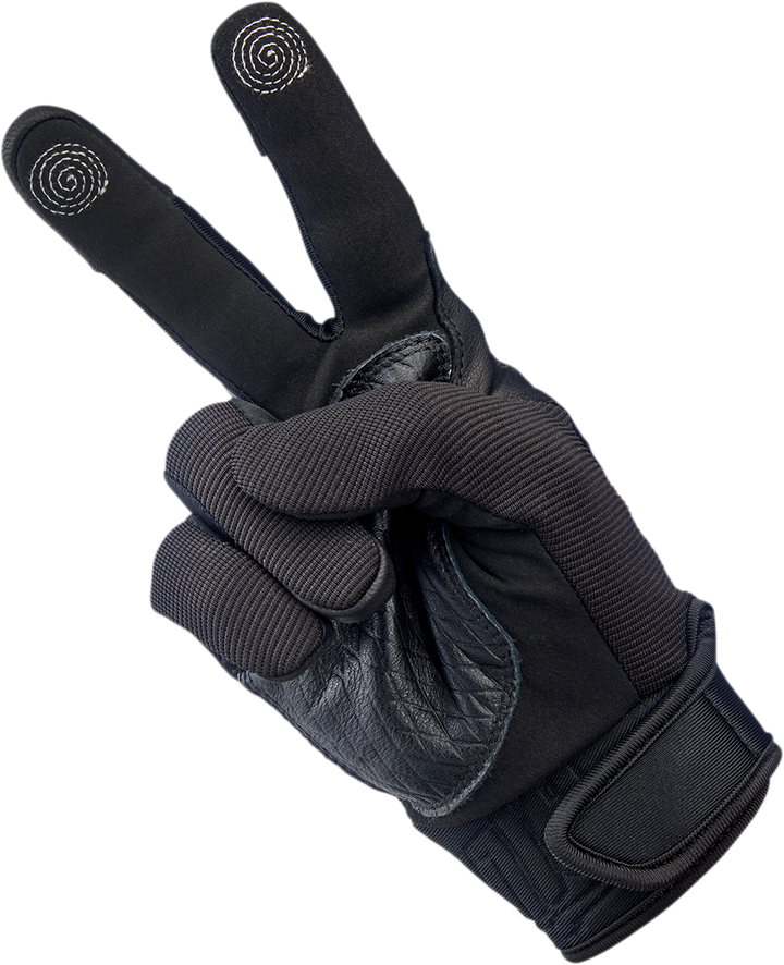Biltwell Baja Gloves - Black Out