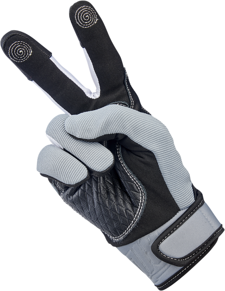 Biltwell Baja Gloves - Gray