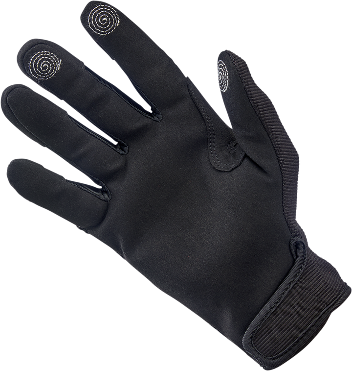 BILTWELL Anza Gloves - Black Out - Large 1507-0101-004