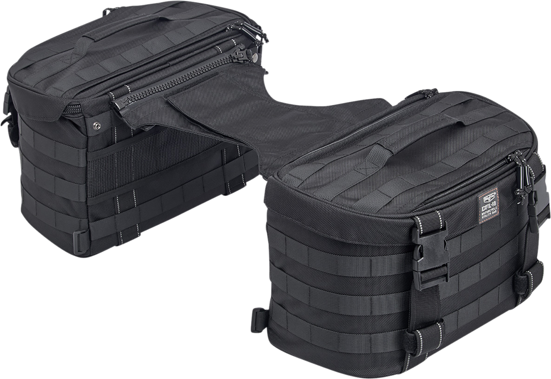 BILTWELL EXFIL-18 Saddlebags - Black 3011-01