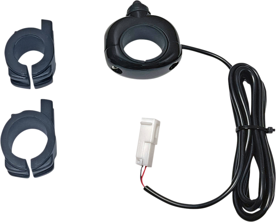 CUSTOM DYNAMICS On/Off Switch - Push-Button - Black- Universal CD-AUX-UNV-B