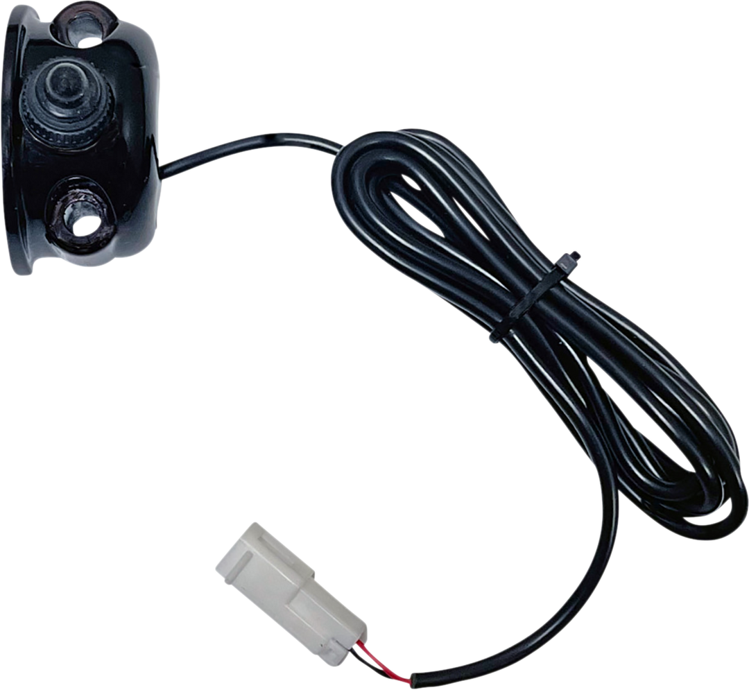CUSTOM DYNAMICS On/Off Switch - Push-Button - Harley-Davidson® - Black CD-AUX-HD-B