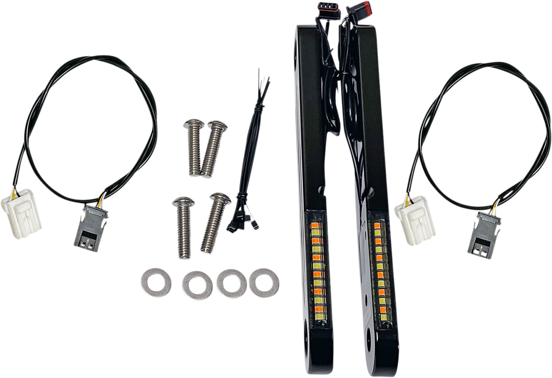 CUSTOM DYNAMICS Light Strip - Black PB-DS2-13-B