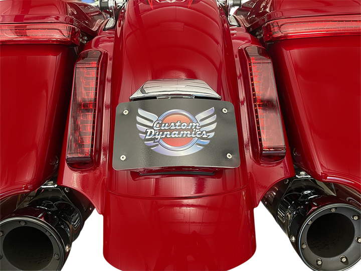 CUSTOM DYNAMICS License Plate Mount - Chrome CD-CVO-MOUNT-C
