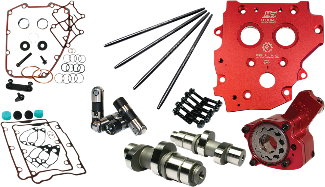 FEULING PARTS Camchest Kit - Race Series® - Reaper 594 - Gear Drive - w/One Piece Pushrods - Twin Cam '07-'17 7237P