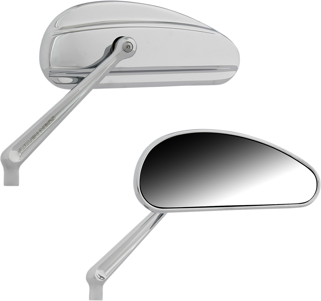 ARLEN NESS Mirrors - Downdraft - Side View - Elongated - Chrome 510-027