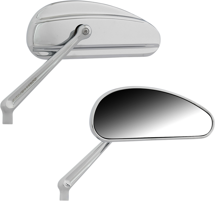 ARLEN NESS Mirrors - Downdraft - Side View - Elongated - Chrome 510-027