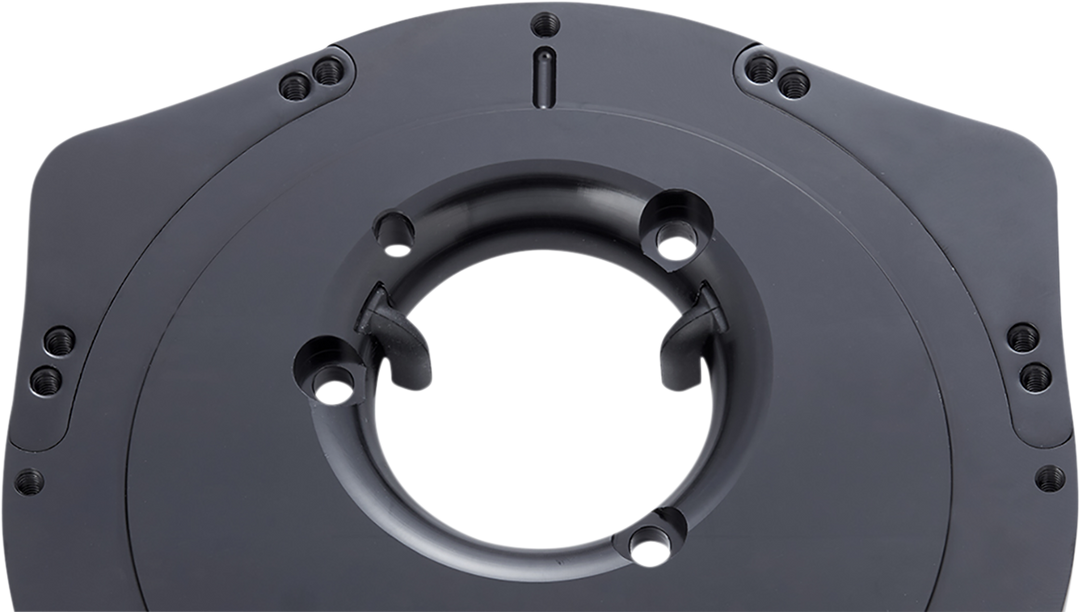 ARLEN NESS Replacement Breather Bolt Cover Plate - Inverted/Method/Clear Tear/Sidekick - Left - Black 600-052