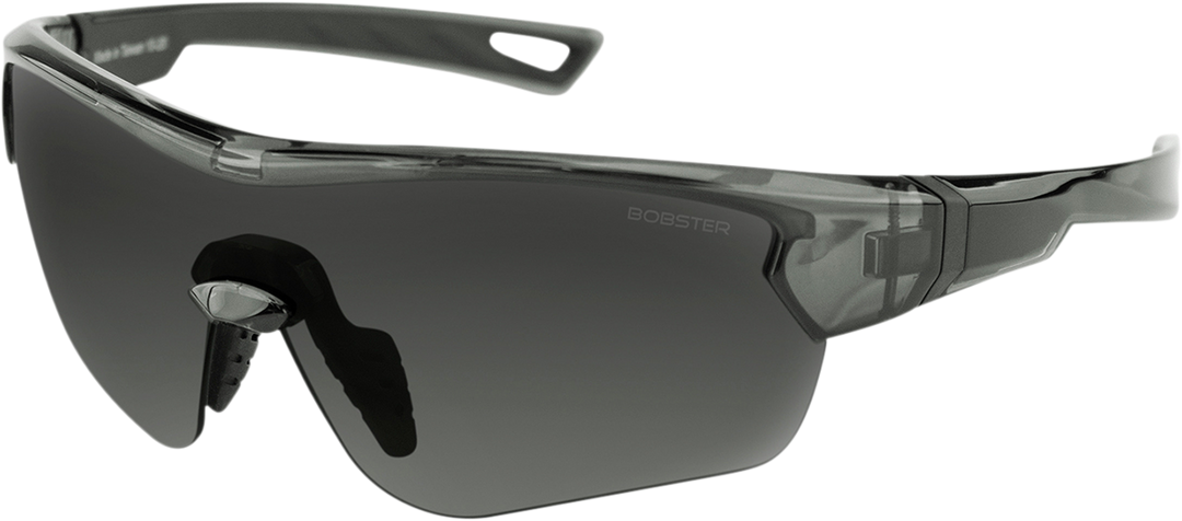 BOBSTER Stella Sunglasses - Gloss Clear Gray - Smoke Lens BSTEL102
