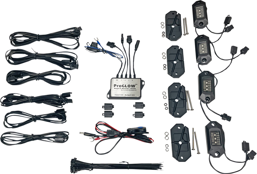 CUSTOM DYNAMICS Rock Lights Kit - Color Changing CD-ROCK-KIT