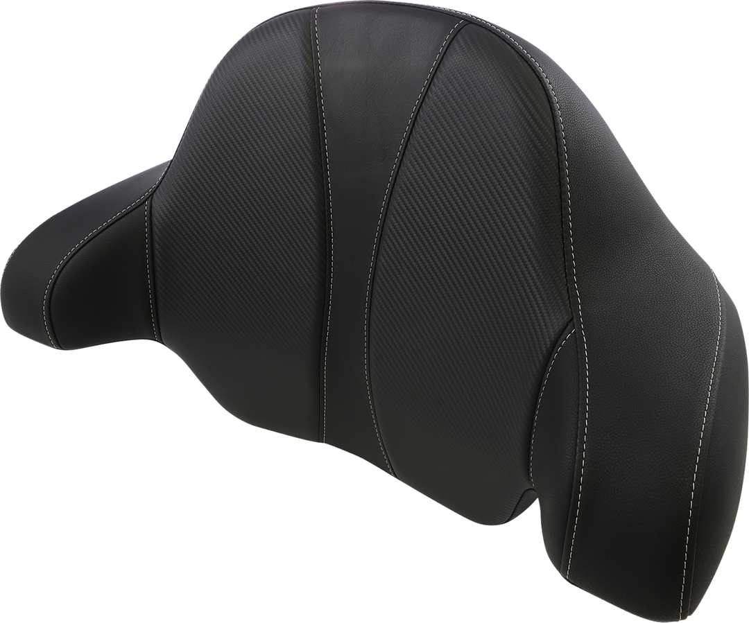 SADDLEMEN Tour-Pak® Backrest Pad - Dominator Seat - Black - FL '14-'23 814-07-TPACK-D