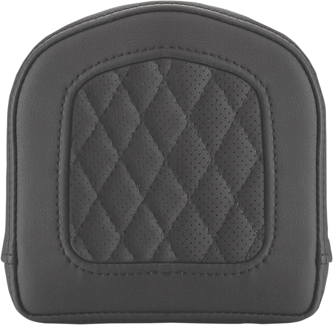 SADDLEMEN Sissy Bar Pad - Lattice Stitched - Black - Universal 0408SM