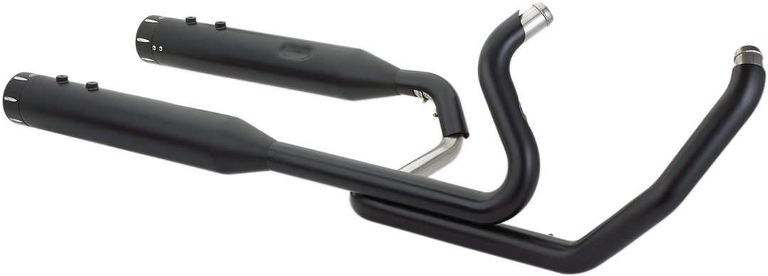 S&S CYCLE El Dorado Dual Exhaust - Black - Black Tracer 550-0702C
