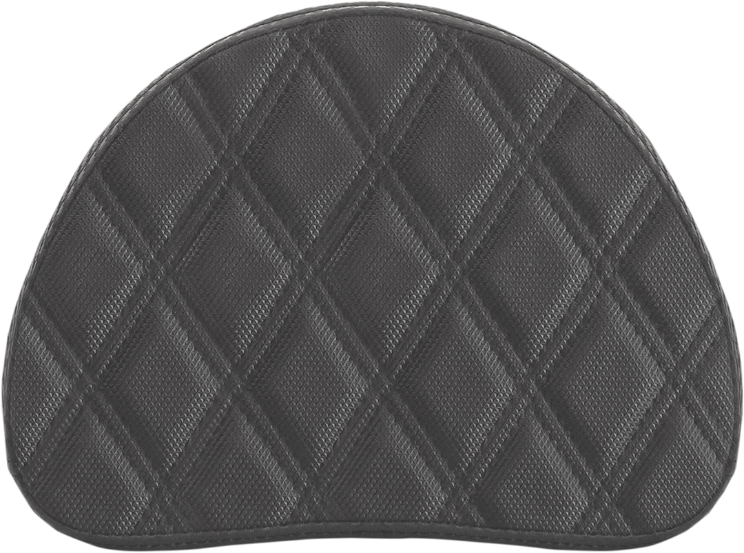 SADDLEMEN Sissy Bar Pad - Lattice Stitched - Black - Universal 0513SDC