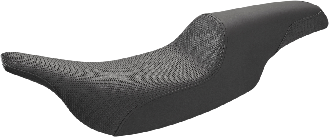 SADDLEMEN Profiler™ Basketweave Seat - Black - FLH/FLT '97-'07 897-07-147
