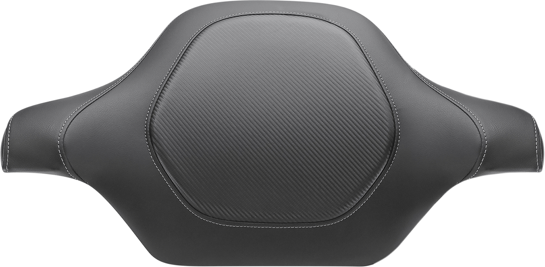 SADDLEMEN Tour-Pak® Backrest Pad Cover - RoadSofa™ Seat - Carbon Fiber - FLH/FLT '90-'13 90-11884CF