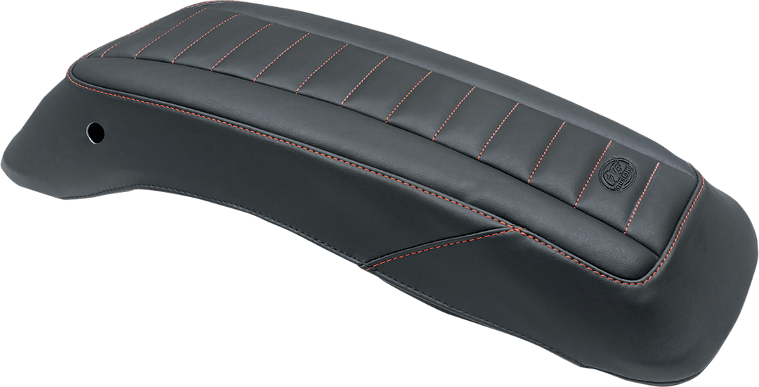 MUSTANG Saddlebag Lid Covers - Black/Red - FL '14-'24 77640AB