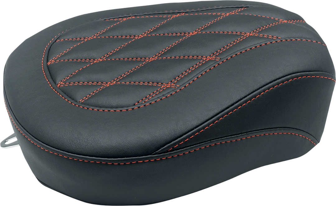 MUSTANG Wide Tripper™ Passenger Seat - Black w/ American Beauty Red Stitching - FL '97-'25 76648AB