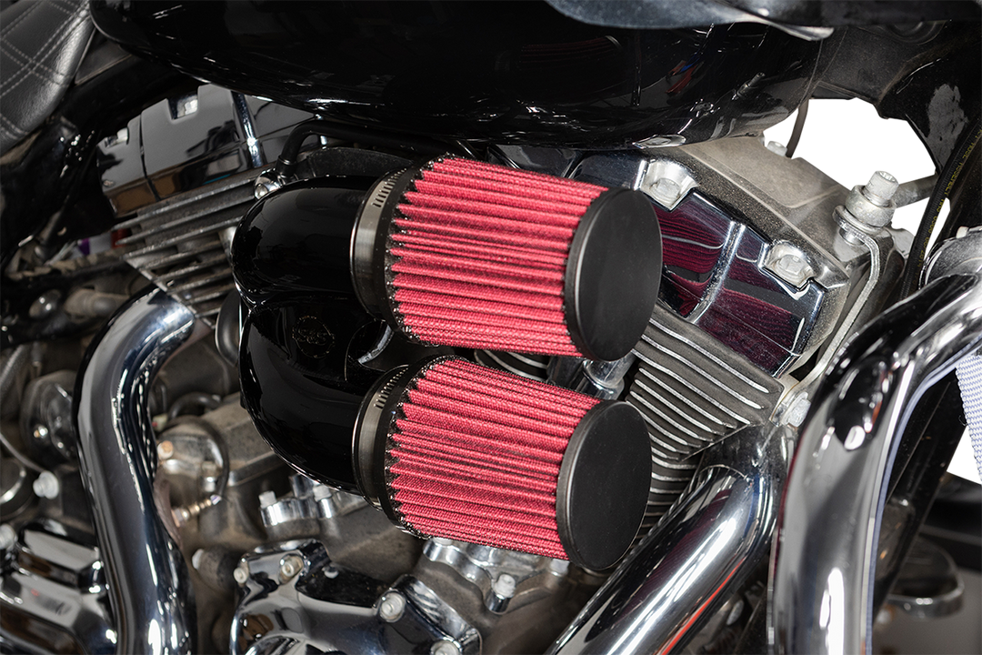 S&S CYCLE Tuned Induction Air Cleaner Kit - Gloss Black 170-0637A