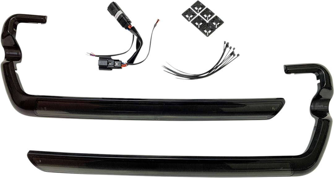 CUSTOM DYNAMICS LED Saddlebag Light - Smoke - Black CD-SB-SIDE-SB