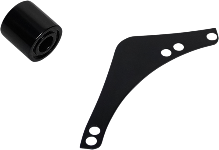 ARLEN NESS Replacement Breather Bolt Cover Plate - Inverted/Method/Clear Tear/Sidekick - Left - Black 600-064