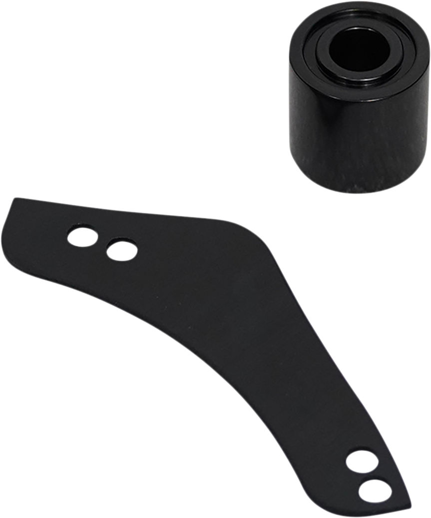 ARLEN NESS Replacement Breather Bolt Cover Plate - Inverted/Method/Clear Tear/Sidekick - Left - Black 600-064