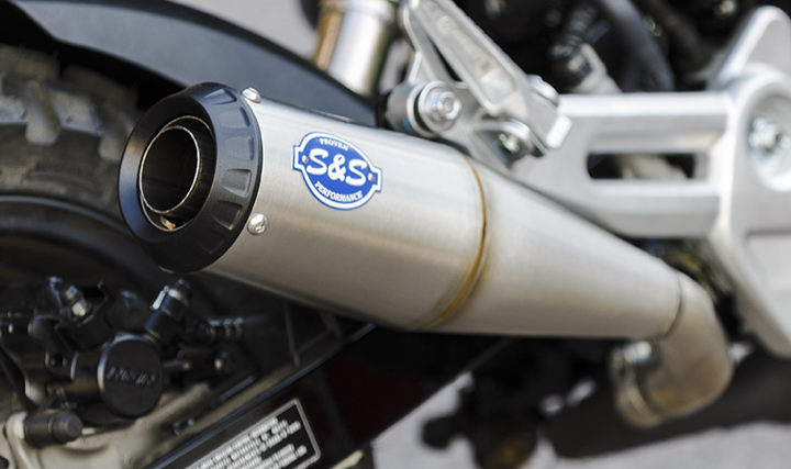 S&S CYCLE Grand National Slip-On Muffler - 3-1/2" - Grom 550-1072
