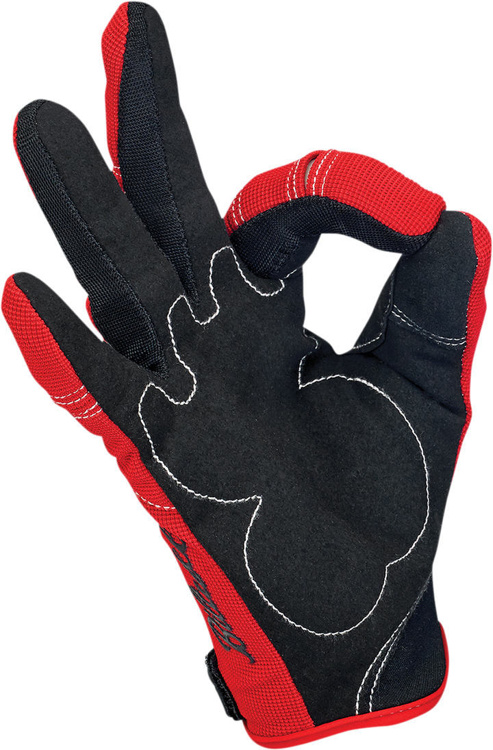 Biltwell Moto Gloves - Red/White/Blue