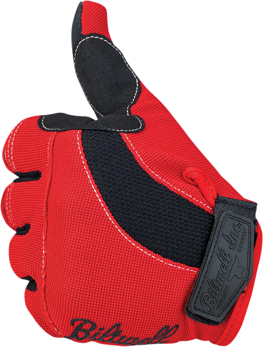 Biltwell Moto Gloves - Red/White/Blue