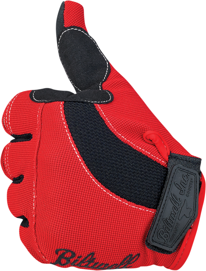 Biltwell Moto Gloves - Red/White/Blue