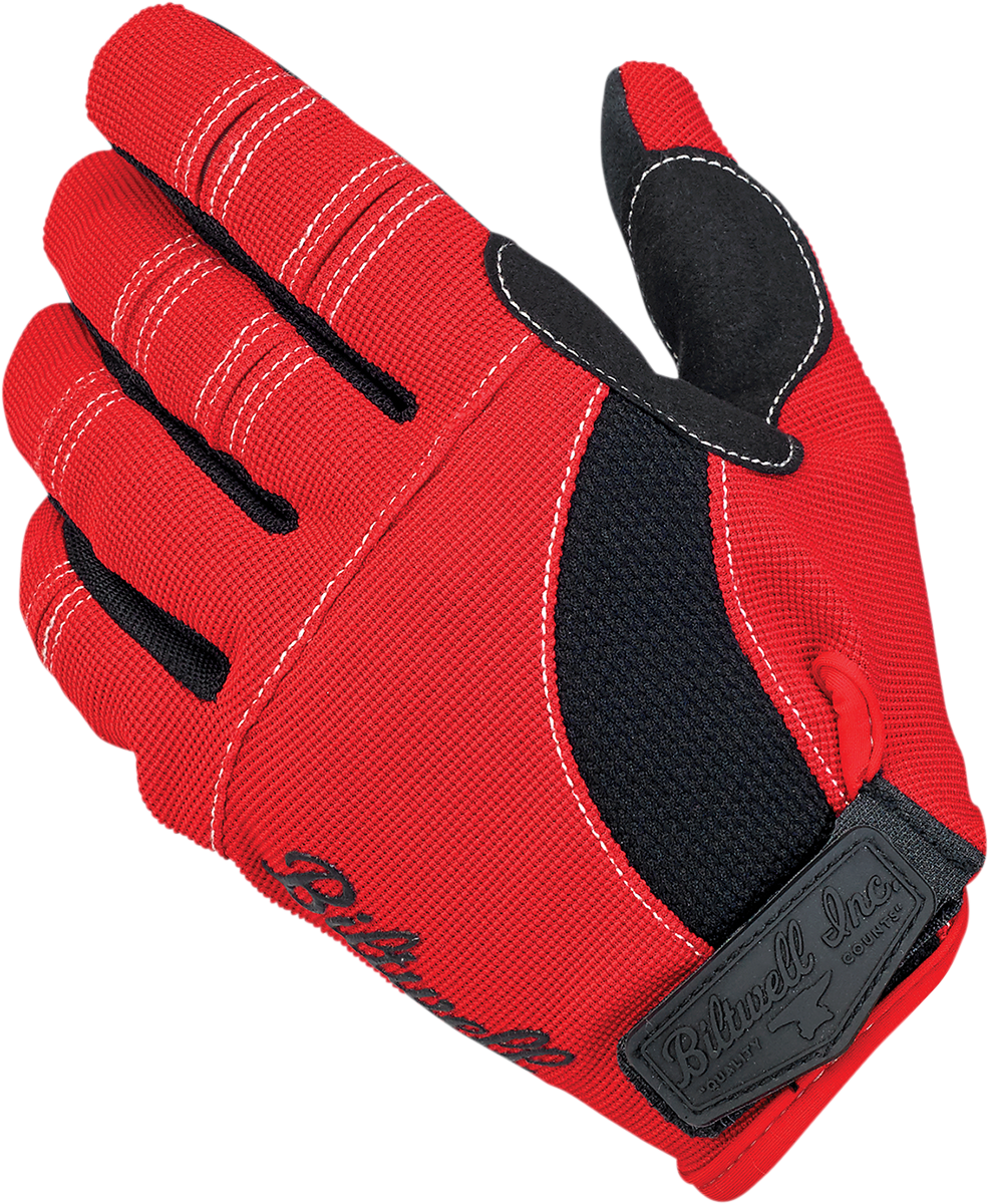 Biltwell Moto Gloves - Red/White/Blue
