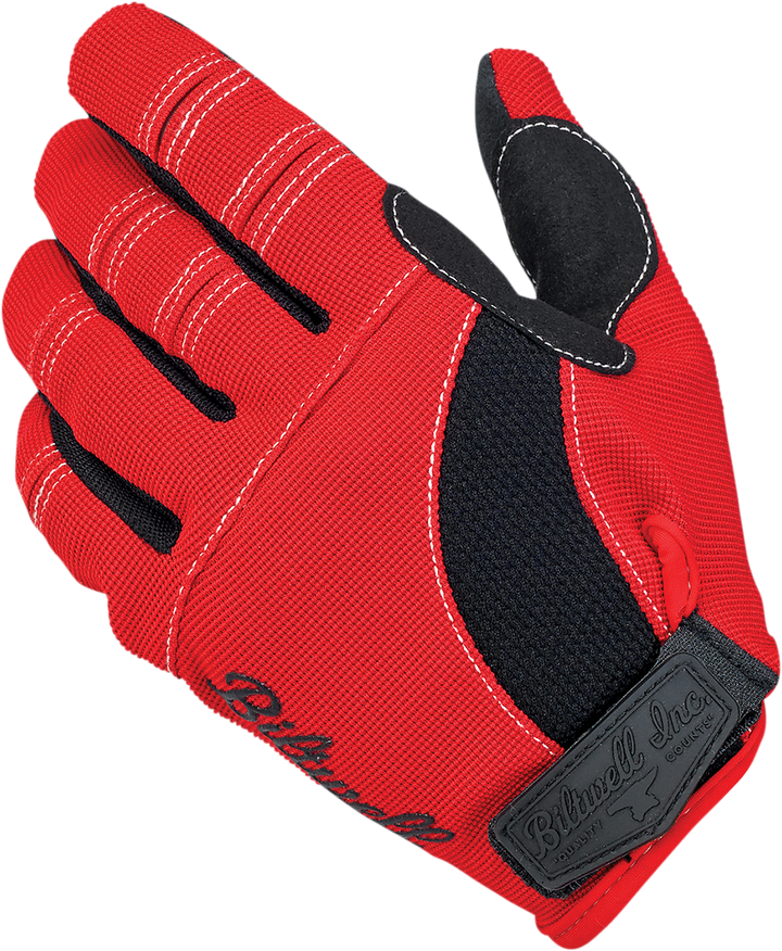 Biltwell Moto Gloves - Red/White/Blue
