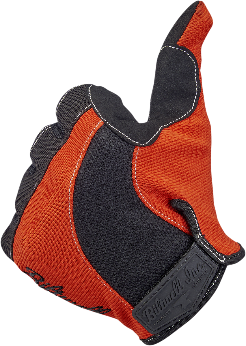 Biltwell Moto Gloves - Orange/Black