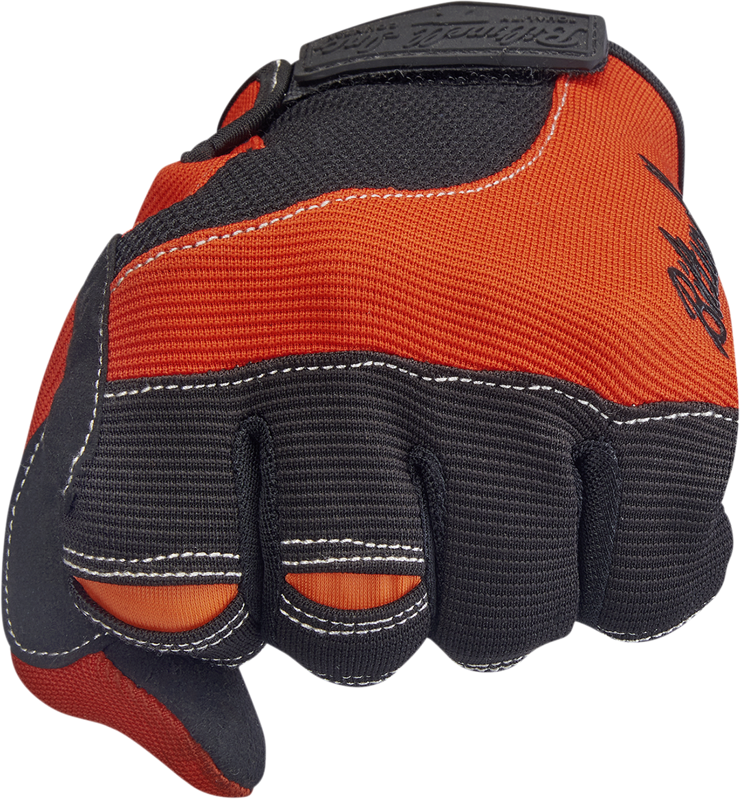 Biltwell Moto Gloves - Orange/Black