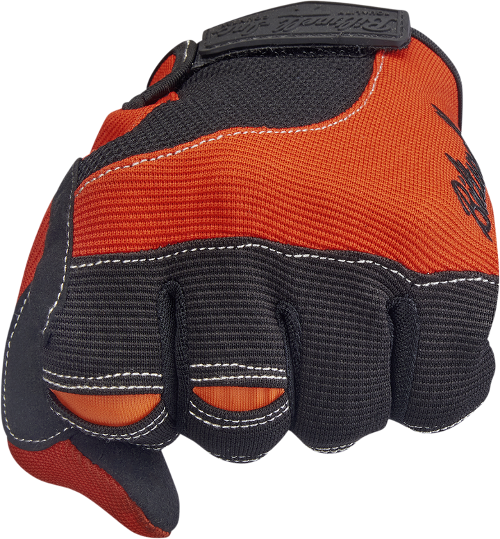 Biltwell Moto Gloves - Orange/Black