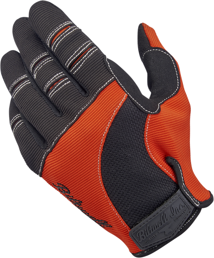 Biltwell Moto Gloves - Orange/Black