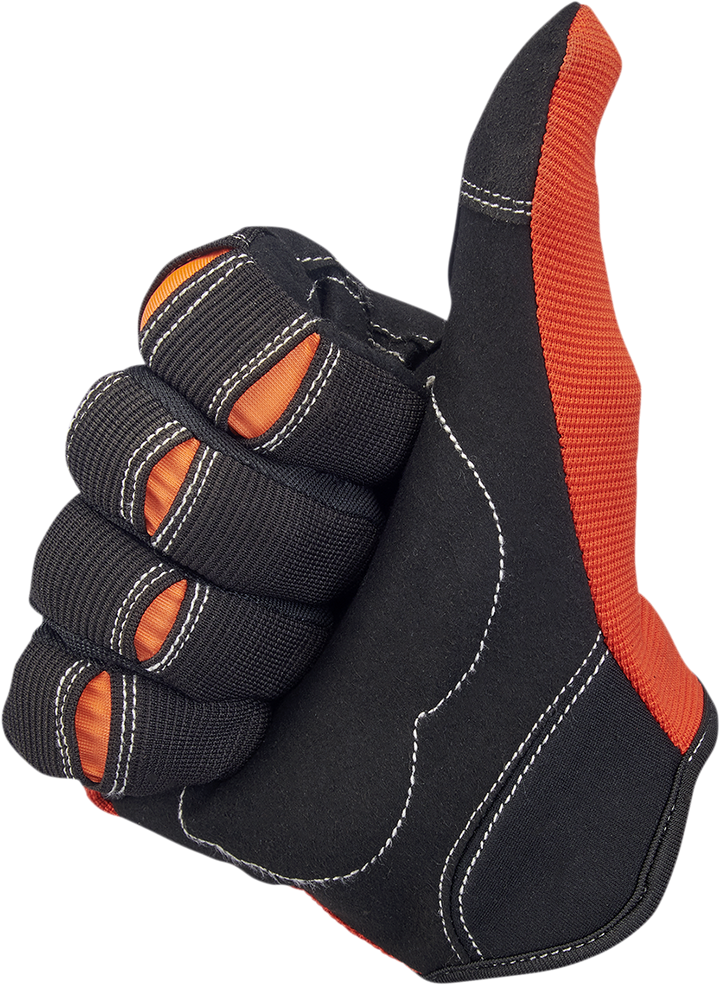 Biltwell Moto Gloves - Orange/Black