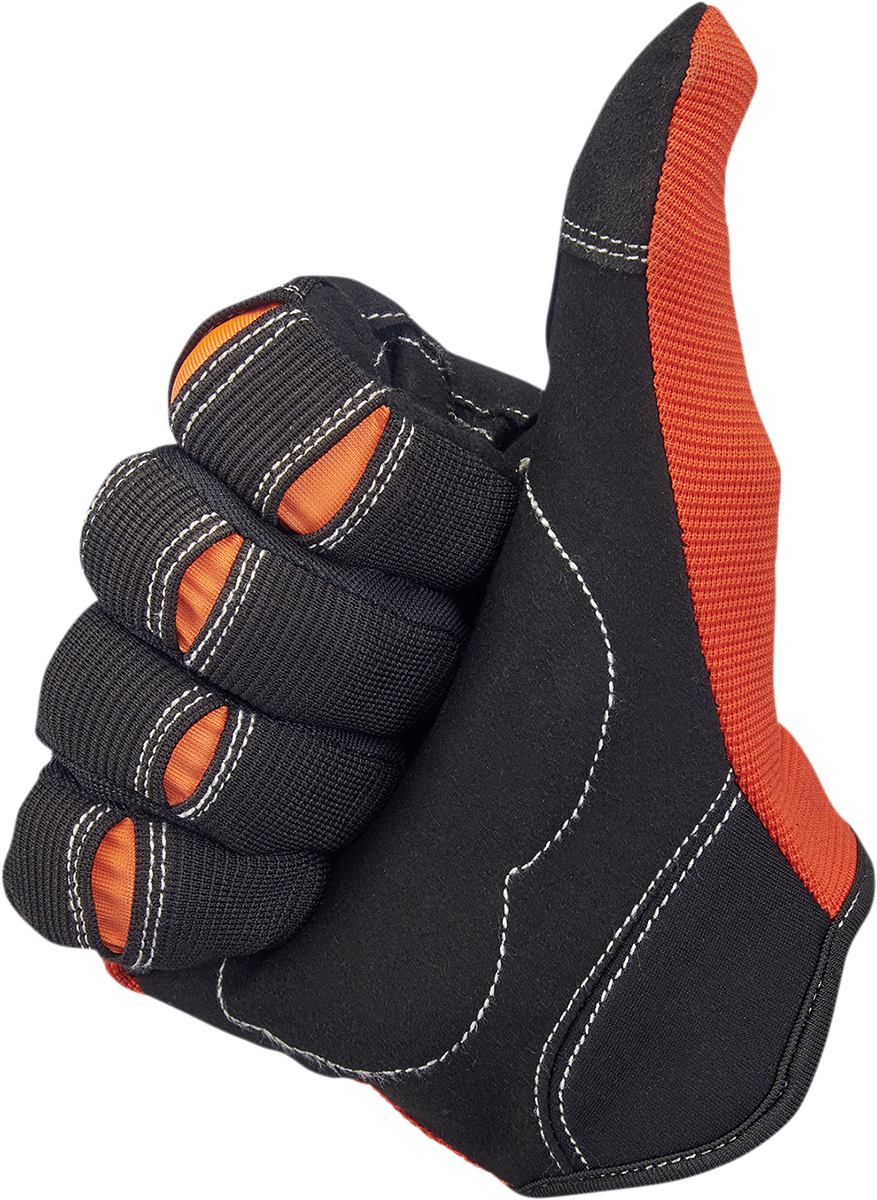 Biltwell Moto Gloves - Orange/Black