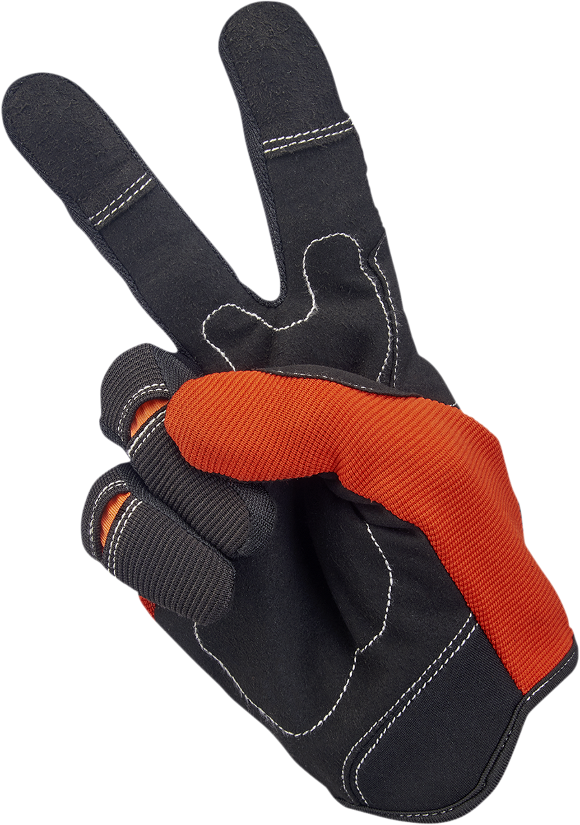 Biltwell Moto Gloves - Orange/Black