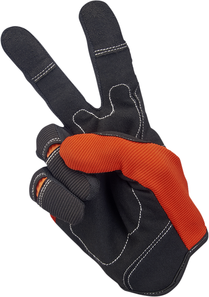 Biltwell Moto Gloves - Orange/Black