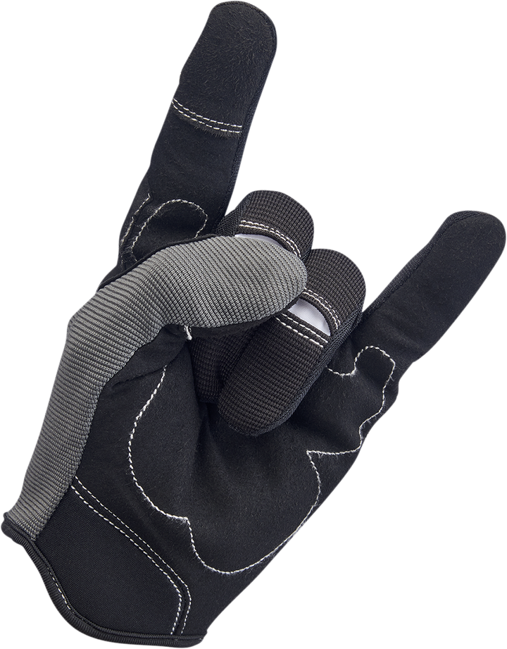 Biltwell Moto Gloves - Gray/Black