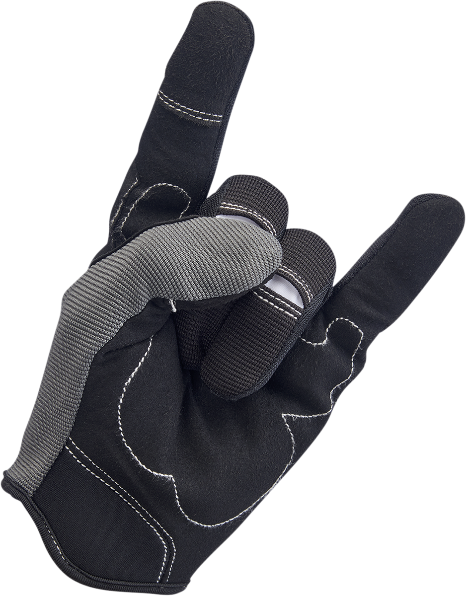 Biltwell Moto Gloves - Gray/Black