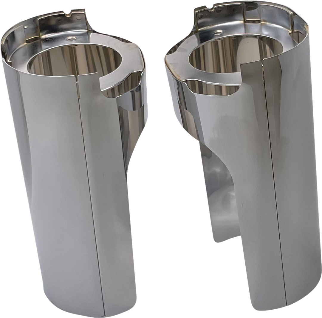 ARLEN NESS Fork Boot Cover - Chrome - Smooth 125-001