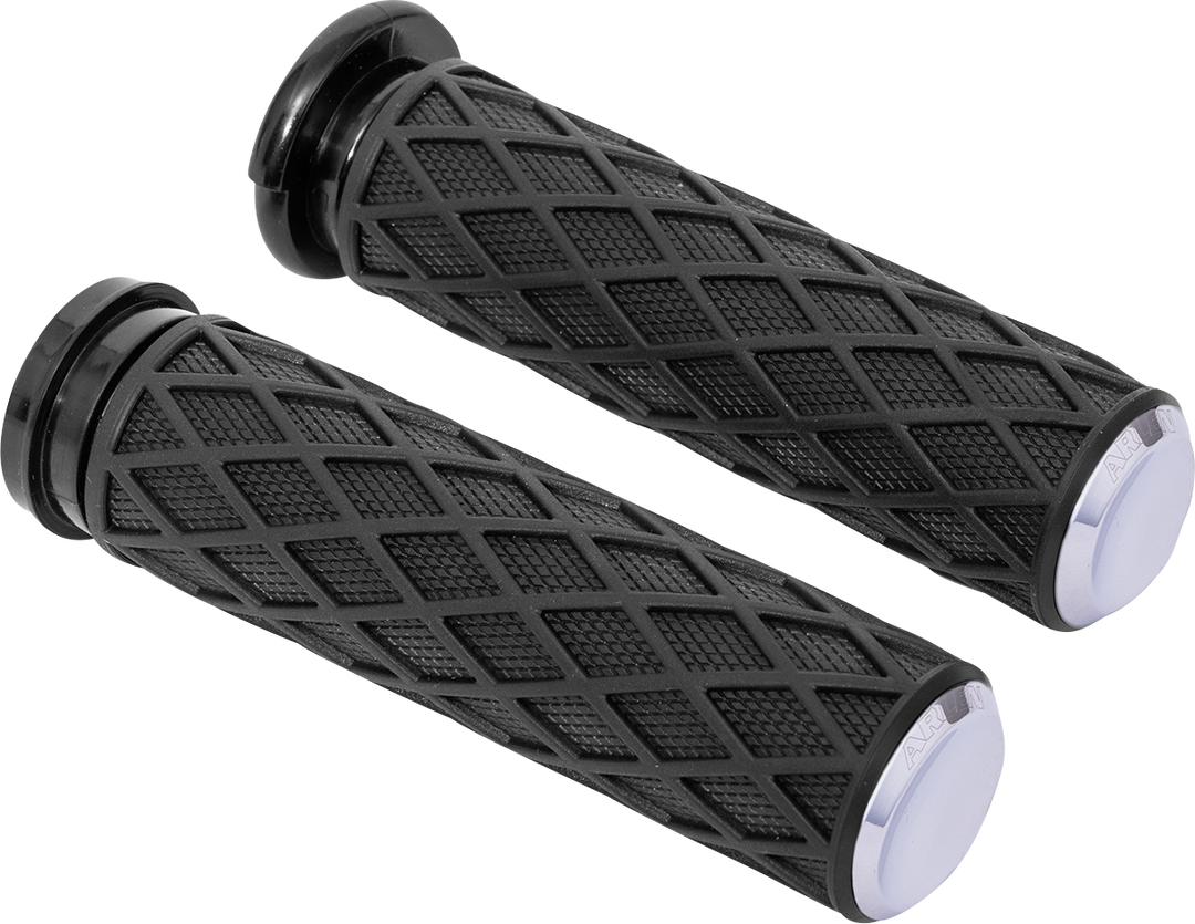 ARLEN NESS Diamond Grips - Cable - Chrome 500-005