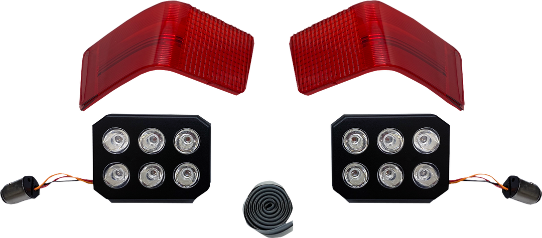 CUSTOM DYNAMICS LED Light - Tour-Pak - Red CD-TP-13-R