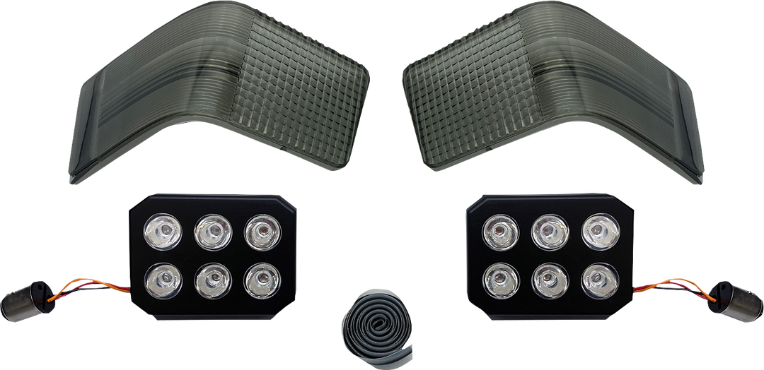 CUSTOM DYNAMICS LED Light - Tour-Pak - Smoke CD-TP-13-S