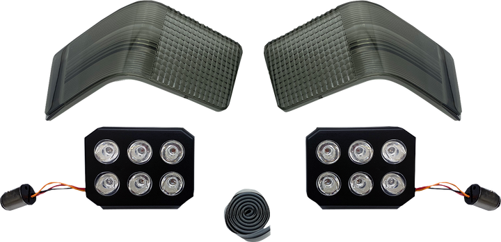 CUSTOM DYNAMICS LED Light - Tour-Pak - Smoke CD-TP-13-S