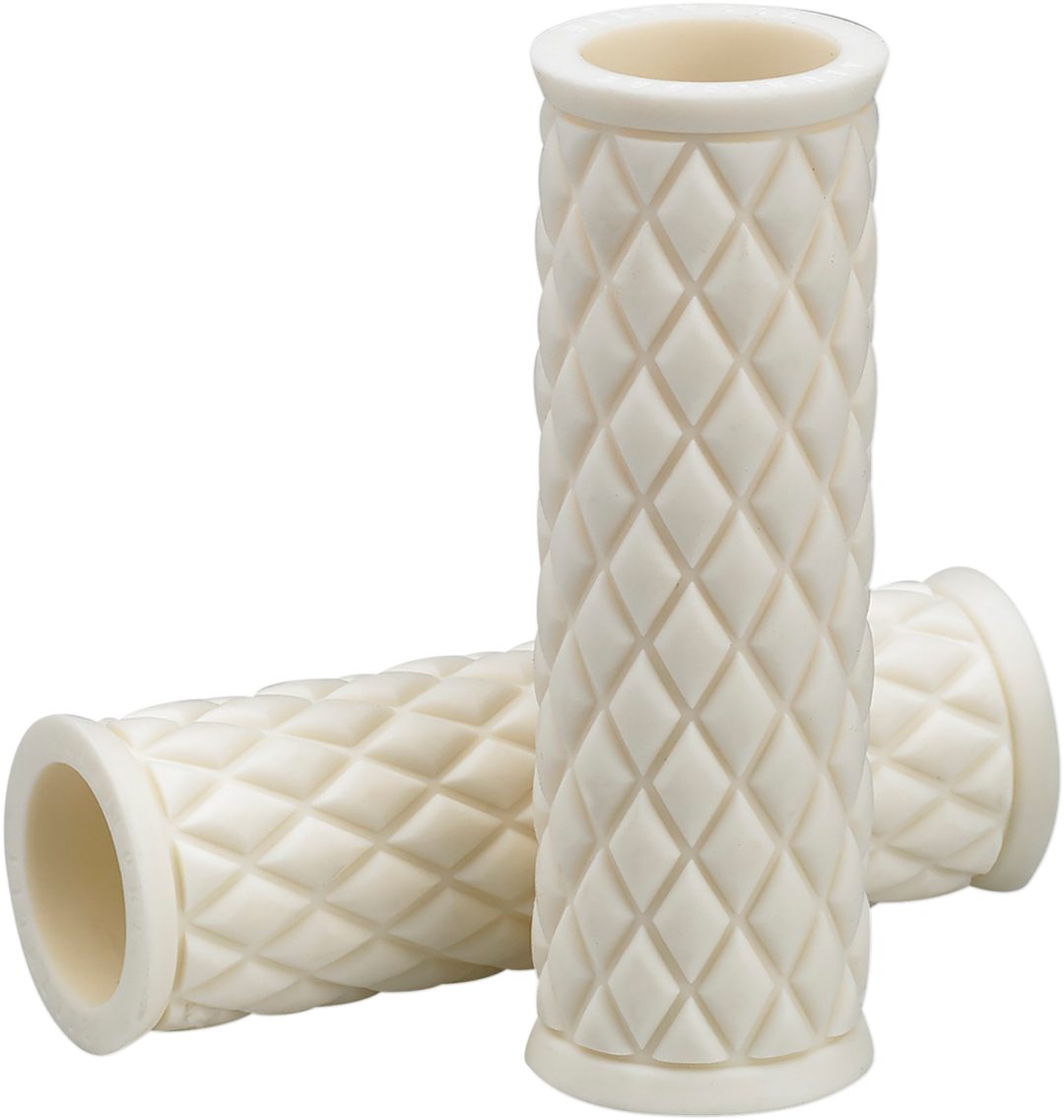 BILTWELL Alumicore Grips - Replacement - White 6706-0201