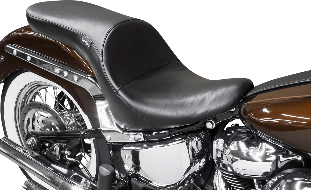 LE PERA Maverick Seat - Stitched - Black - FL/FX '18-'25 LYR-910